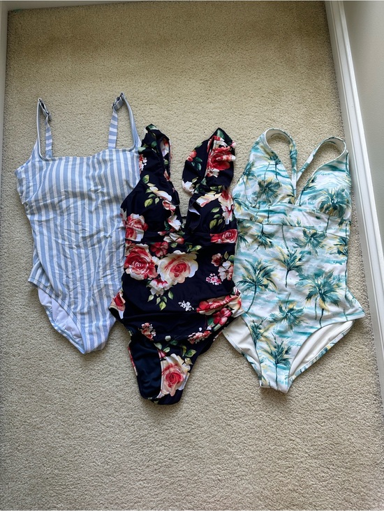 Other - Women’s Bundle of 3 One-Piece Swimsuits, size Large